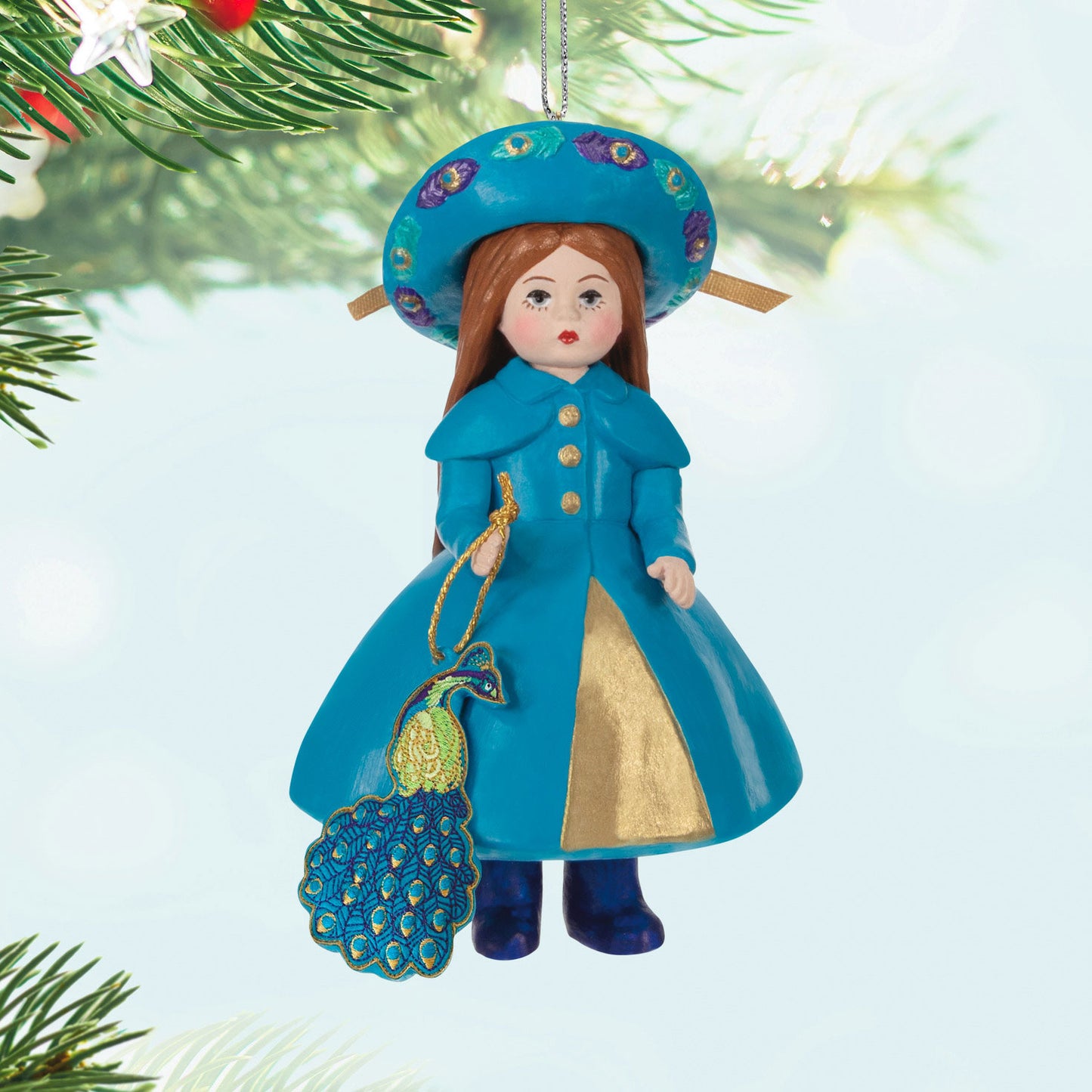 Hallmark 2024 Madame Alexander® Peacock Princess Ornament