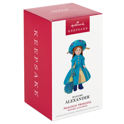 Hallmark 2024 Madame Alexander® Peacock Princess Ornament