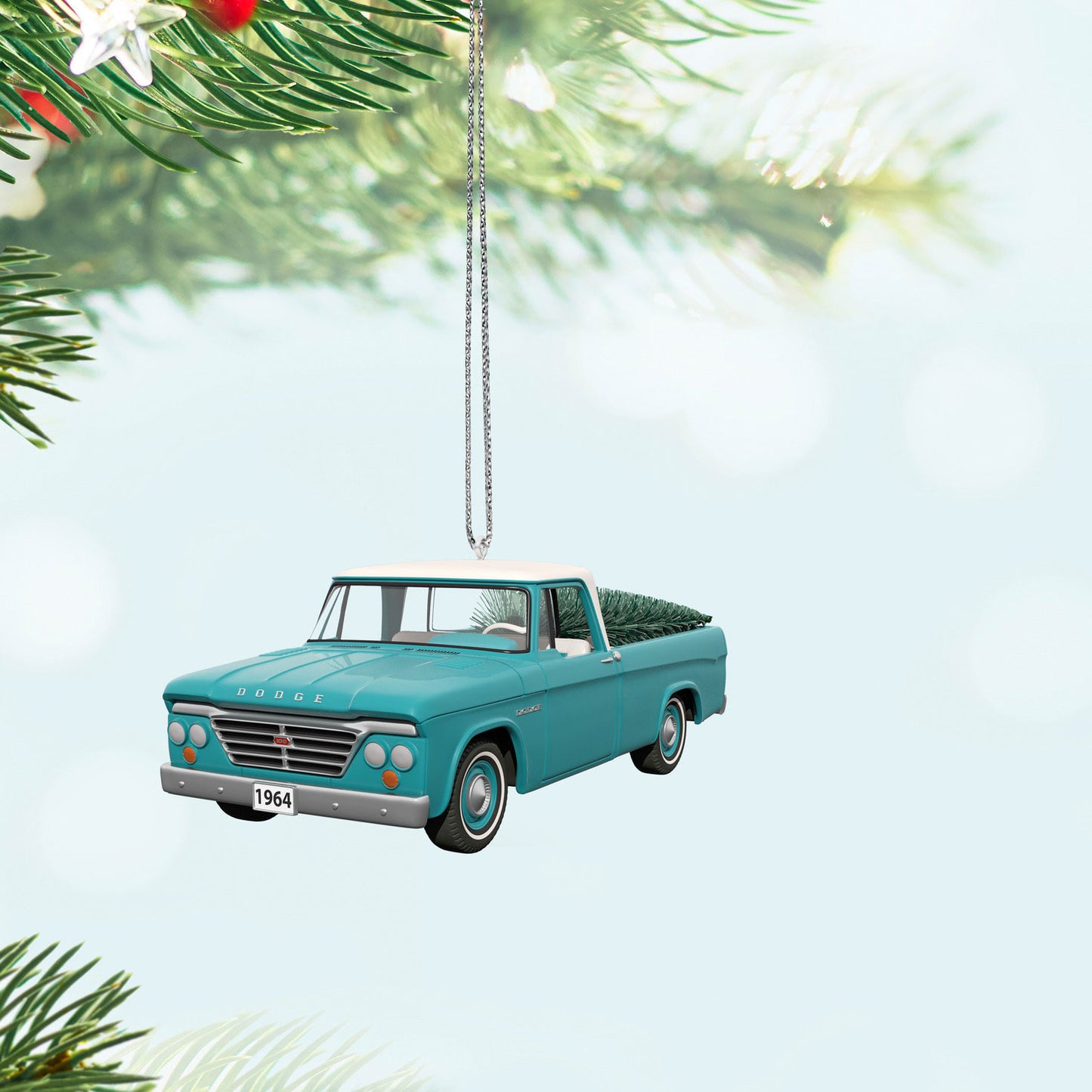 Hallmark All-American Trucks 1964 Dodge D-100 2024 Metal Ornament