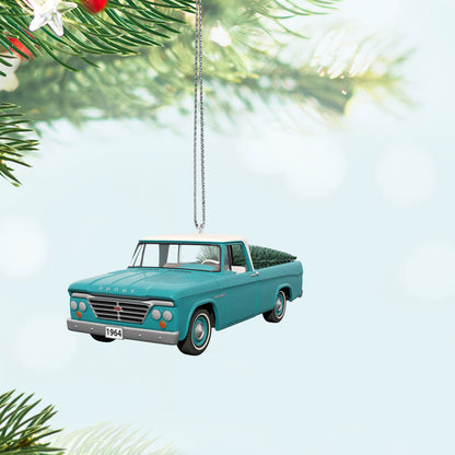 Hallmark All-American Trucks 1964 Dodge D-100 2024 Metal Ornament