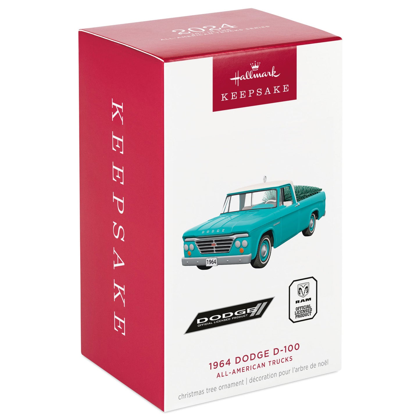 Hallmark All-American Trucks 1964 Dodge D-100 2024 Metal Ornament