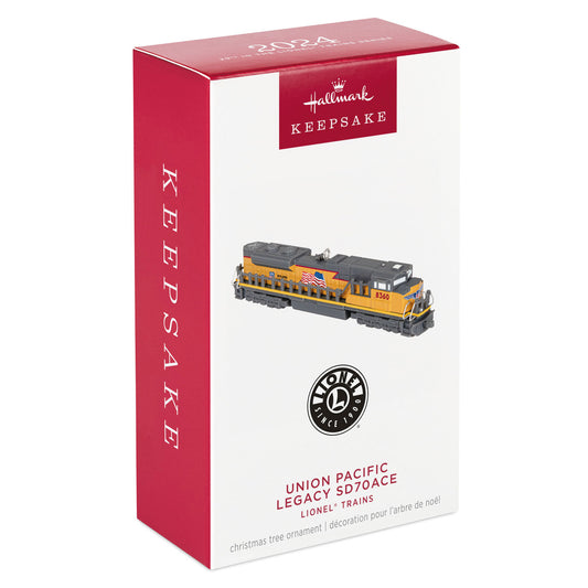 Hallmark 2024 Lionel® Trains Union Pacific Legacy SD70ACE Metal Ornament