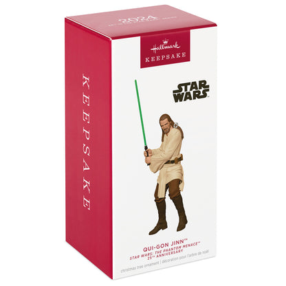 Hallmark 2024 Star Wars: The Phantom Menace™ 25th Anniversary Qui-Gon Jinn™ Ornament