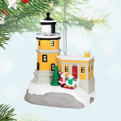 Hallmark Holiday Lighthouse 2024 Ornament With Light