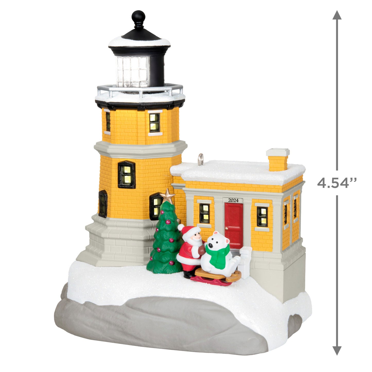 Hallmark Holiday Lighthouse 2024 Ornament With Light