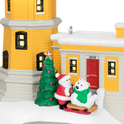 Hallmark Holiday Lighthouse 2024 Ornament With Light