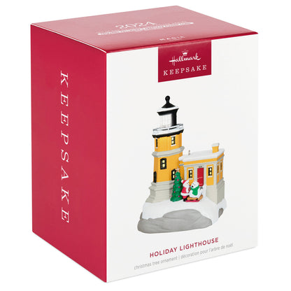 Hallmark Holiday Lighthouse 2024 Ornament With Light