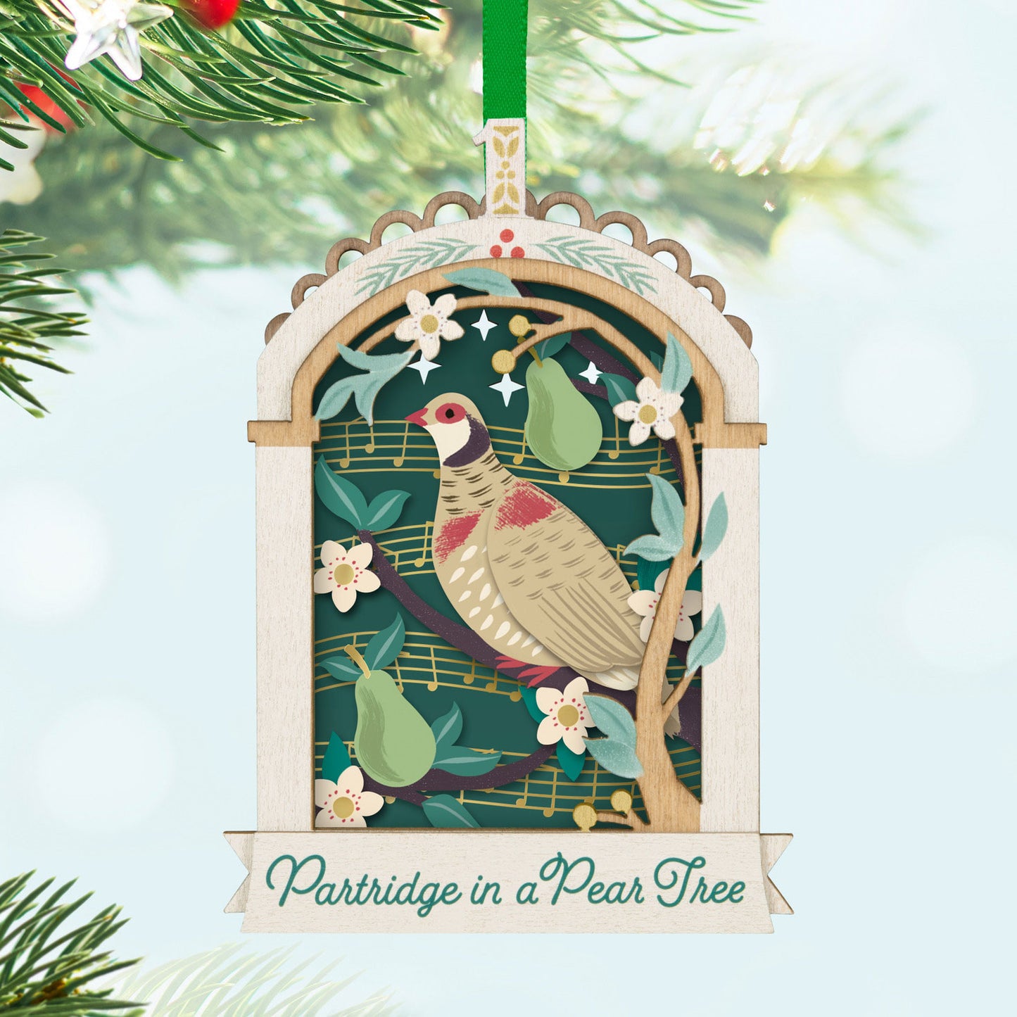 Hallmark Twelve Days of Christmas Papercraft Ornament