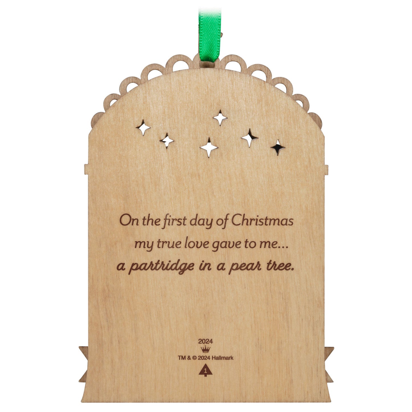 Hallmark Twelve Days of Christmas Papercraft Ornament