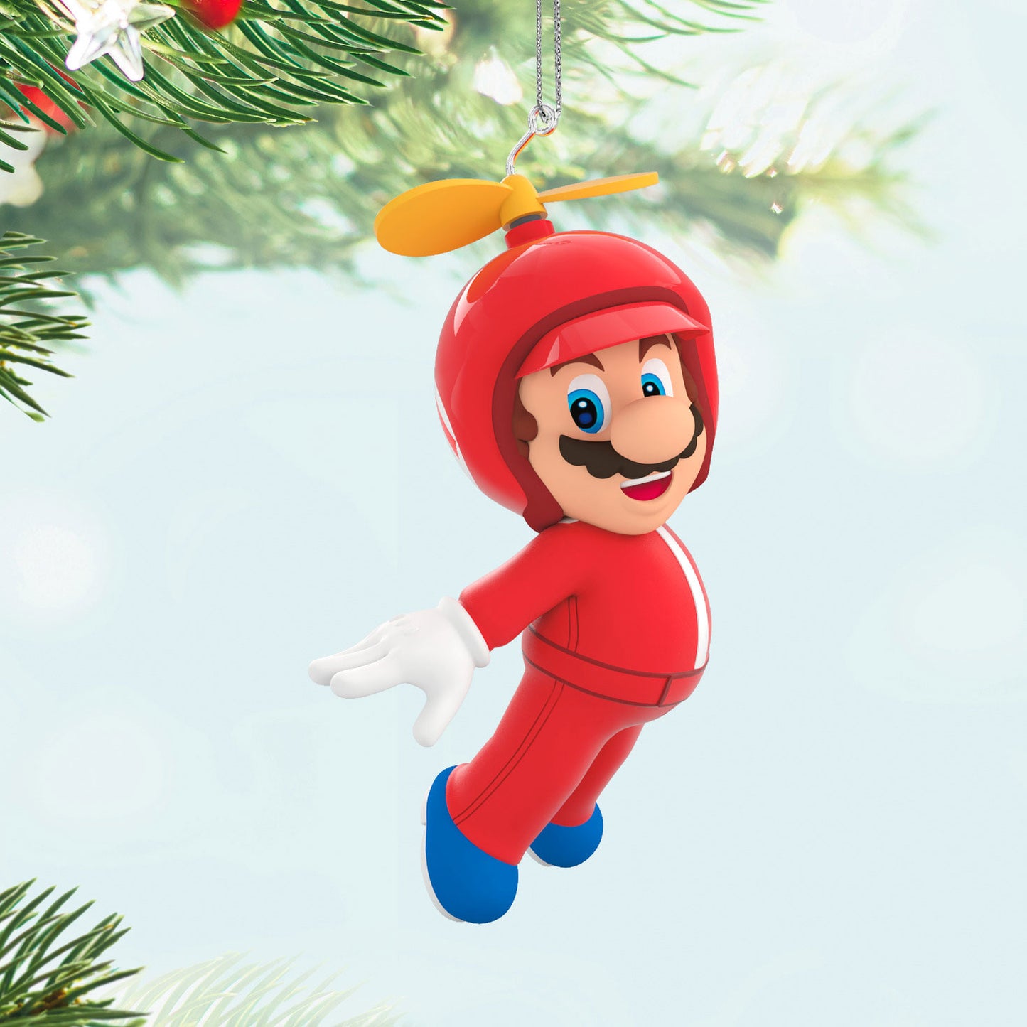 Hallmark 2024 Nintendo Super Mario™ Powered Up With Mario Propeller Mario Ornament