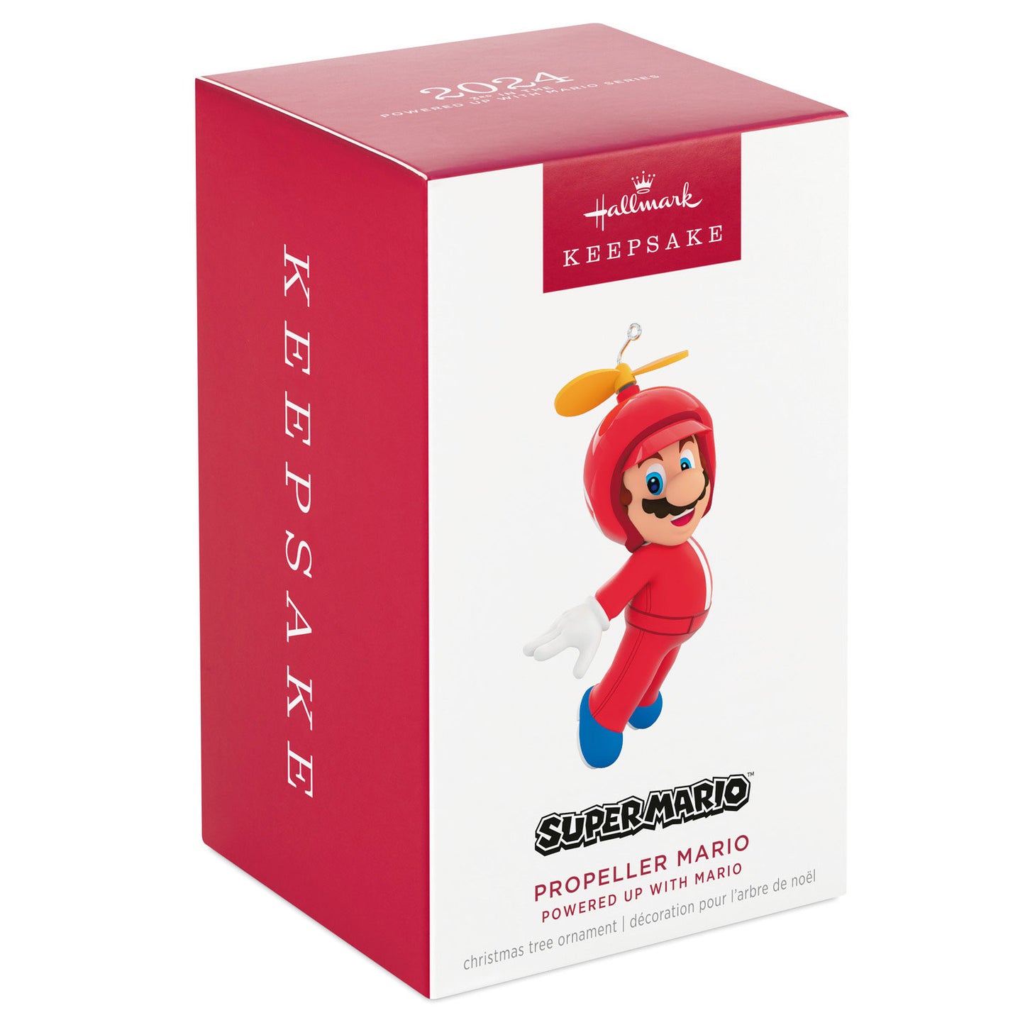 Hallmark 2024 Nintendo Super Mario™ Powered Up With Mario Propeller Mario Ornament