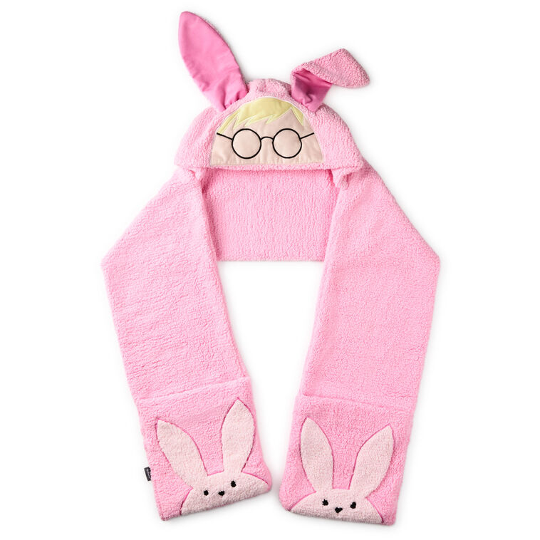 Hallmark A Christmas Story™ Ralphie's Pink Bunny Suit Hooded Scarf With Pockets