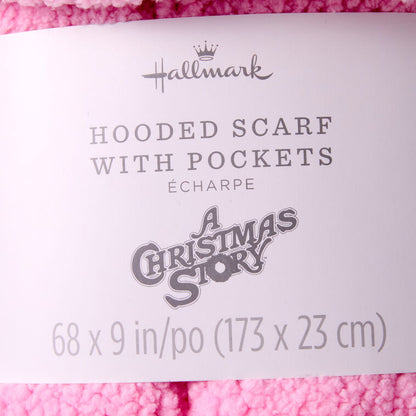 Hallmark A Christmas Story™ Ralphie's Pink Bunny Suit Hooded Scarf With Pockets