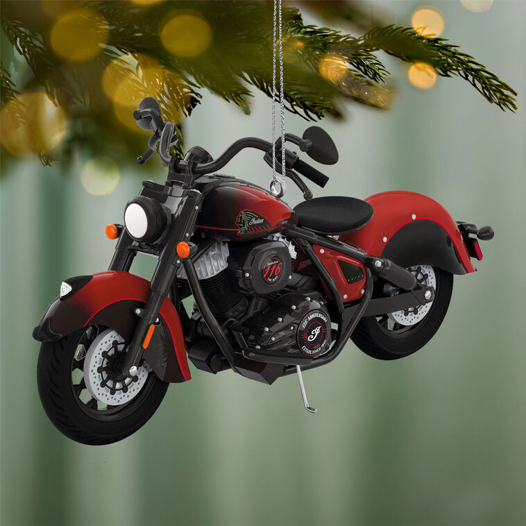 Hallmark Keepsake Christmas Ornament 2026, 2025 Indian Nomad Motorcycle 125th Anniversary 2026, Metal, Gifts for Motorcycle Collectors