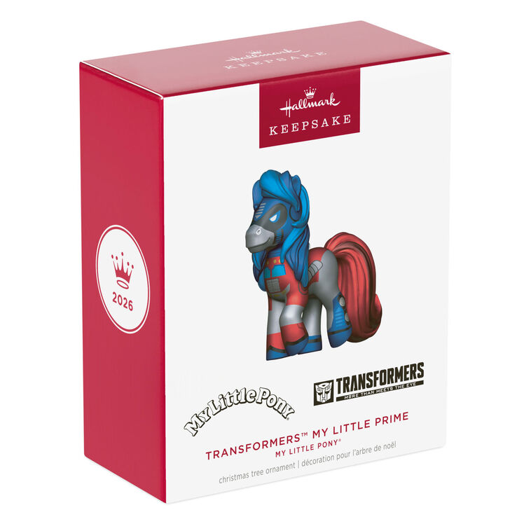 Hallmark 2026 Hasbro My Little Pony Transformers My Little Prime Ornament