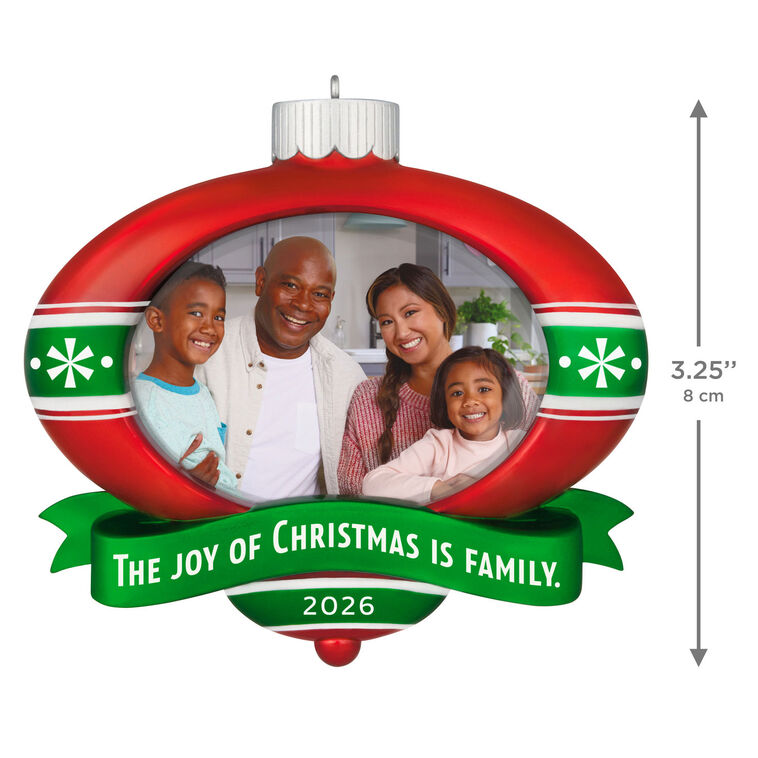 Hallmark Christmas Ornament The Joy of Christmas 2026 Photo Frame