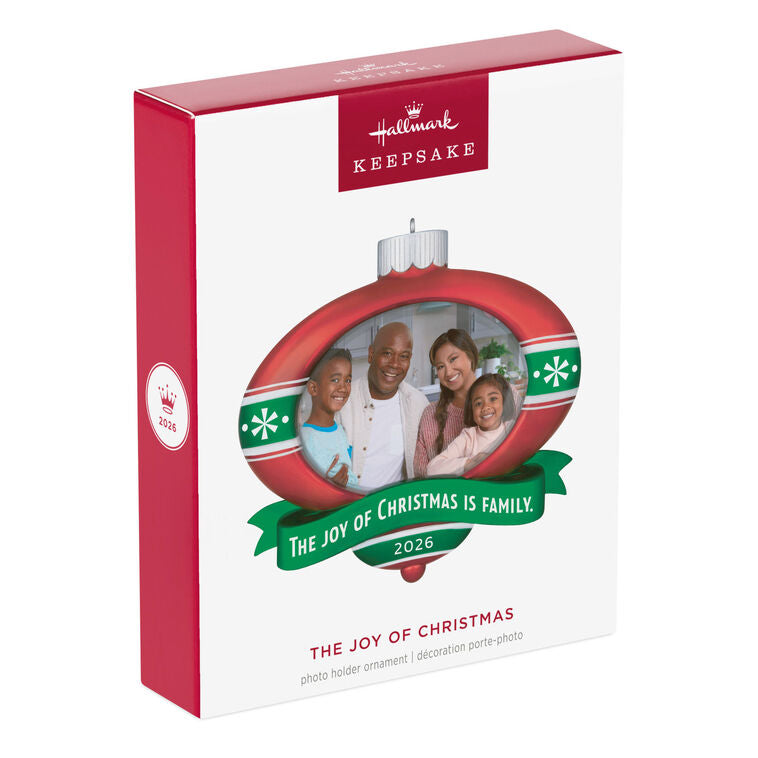 Hallmark Christmas Ornament The Joy of Christmas 2026 Photo Frame