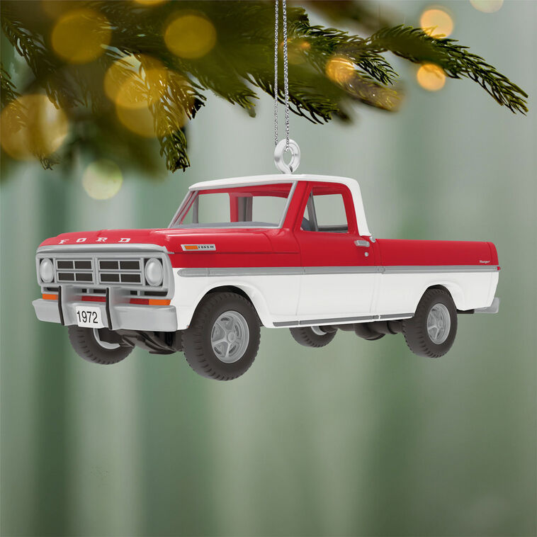 Hallmark 2026 Christmas Ornament Mini Lil' American Trucks 1972 Ford F-100 2026 Metal Ornament, 0.75"
