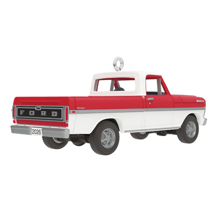 Hallmark 2026 Christmas Ornament Mini Lil' American Trucks 1972 Ford F-100 2026 Metal Ornament, 0.75"