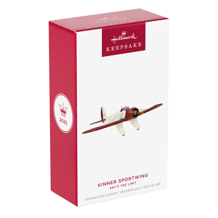 Hallmark Keepsake Christmas Ornament 2025, Sky's The Limit Kinner Sportwing Airplane, Hobby Gifts - BCGiftMall