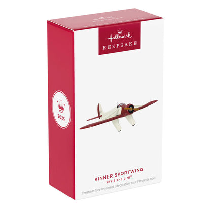 Hallmark Keepsake Christmas Ornament 2025, Sky's The Limit Kinner Sportwing Airplane, Hobby Gifts - BCGiftMall