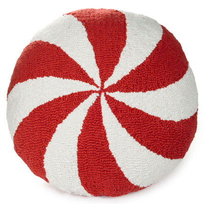 Hallmark Peppermint Candy Throw Pillow, 16"