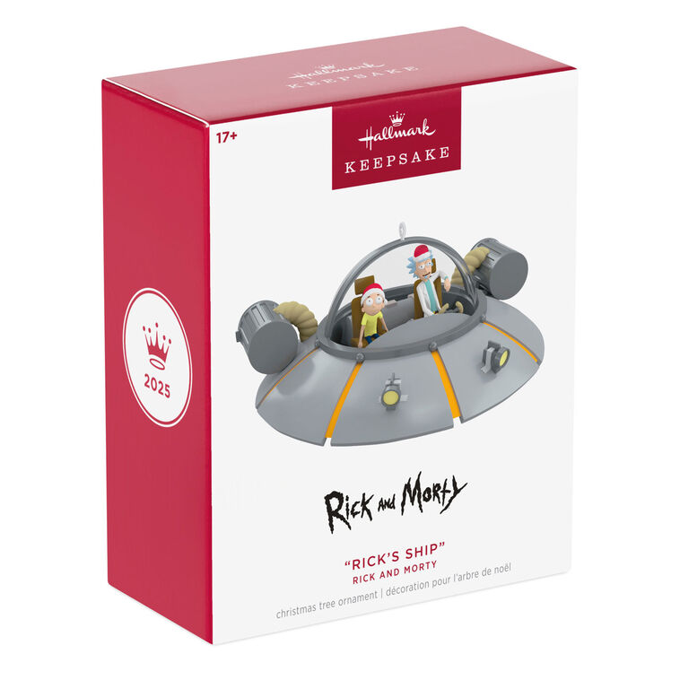Hallmark Keepsake Christmas Ornament 2025, Rick and Morty The Car, TV Show Gifts - BCGiftMall