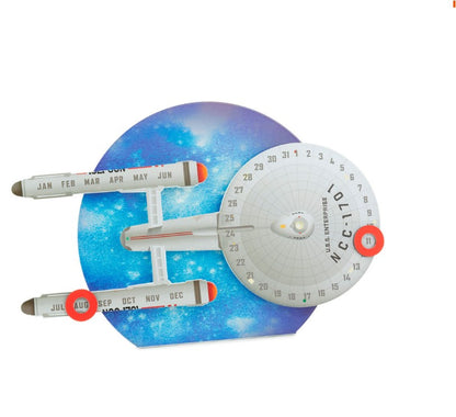 Hallmark Star Trek U.S.S. Enterprise Magnetic Perpetual Calendar