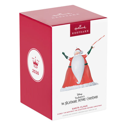 Hallmark 2026 Christmas Disney Tim Burton's The Nightmare Before Christmas Santa Claus Ornament
