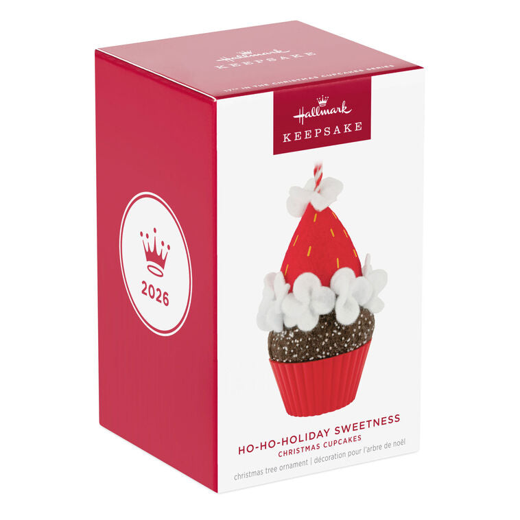 Hallmark 2026 Christmas Cupcakes Ho-Ho-Holiday Sweetness Ornament