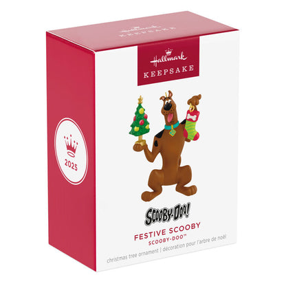 Hallmark Keepsake Christmas Ornament 2025, Scooby-Doo Decorating Dog, Cartoon Gifts - BCGiftMall