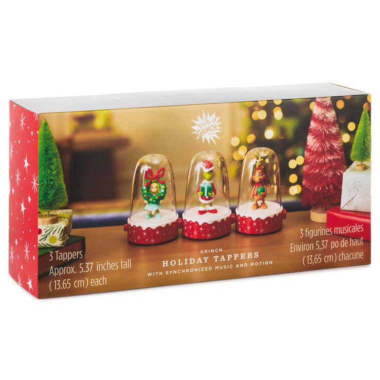 Hallmark Dr. Seuss's How the Grinch Stole Christmas!™ Holiday Tappers Musical Figurines With Motion, Set of 3 (2026 new)