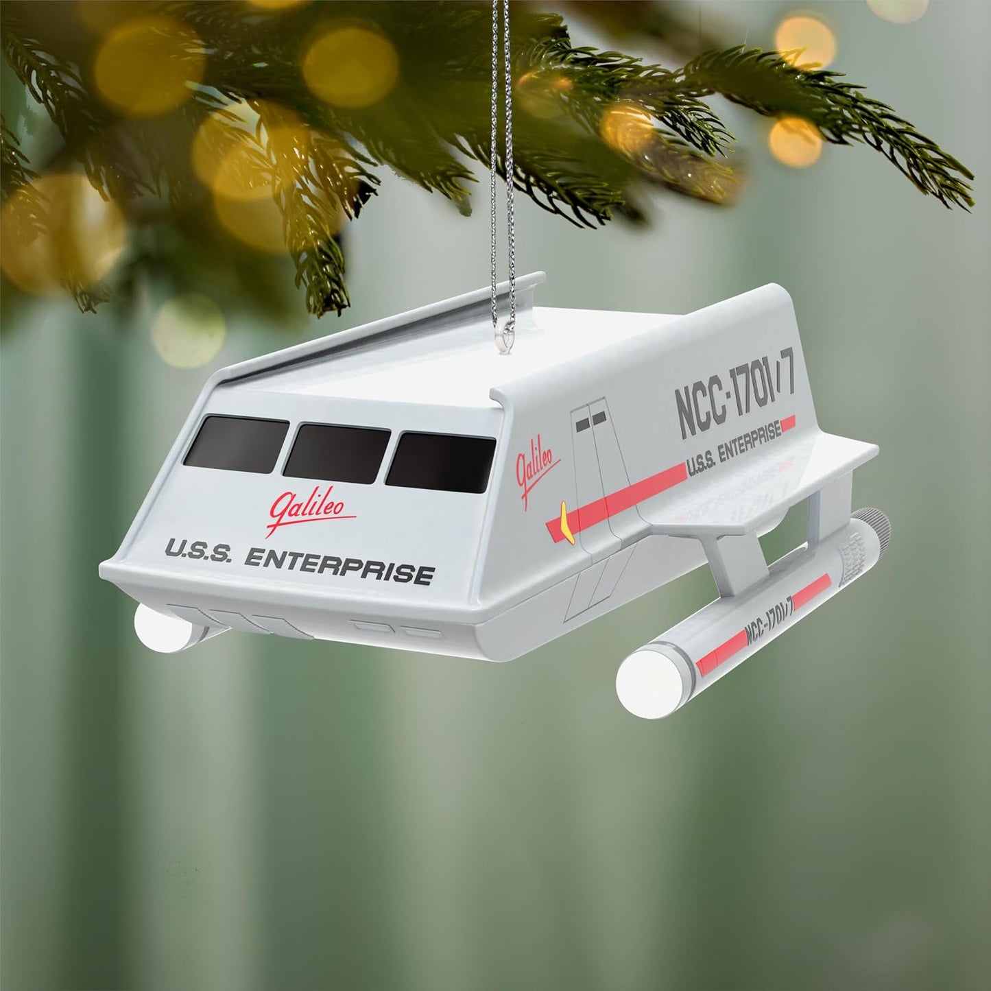 Christmas Ornament 2026, Star Trek: The Original Series Shuttlecraft Galileo NCC-1701/7 with Sound, Gifts for Trekkies
