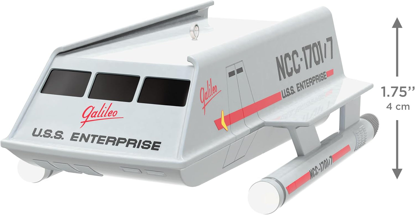 Christmas Ornament 2026, Star Trek: The Original Series Shuttlecraft Galileo NCC-1701/7 with Sound, Gifts for Trekkies