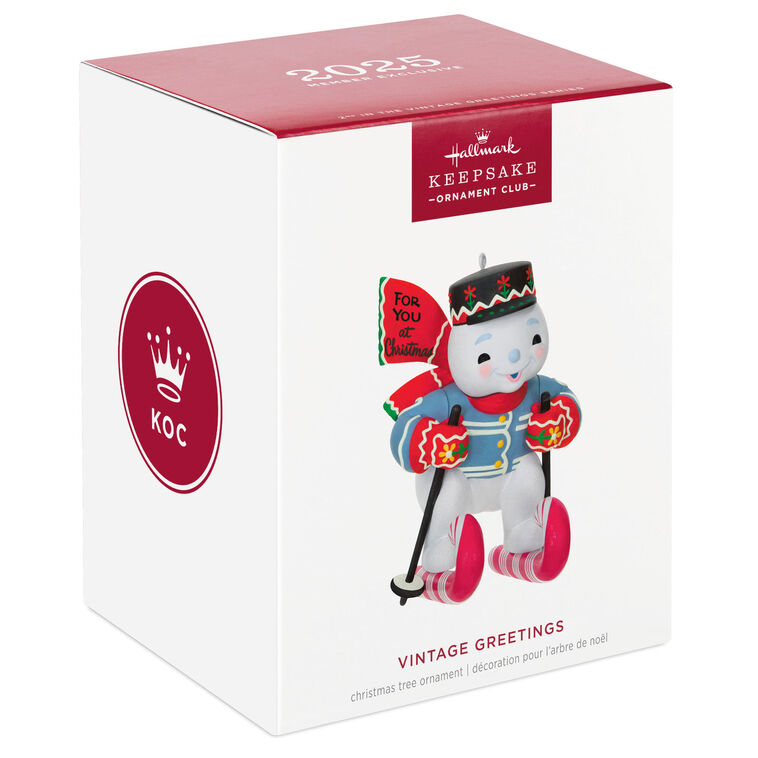 Hallmark 2025 Vintage Greetings 2025 Exclusive Ornament - BCGiftMall
