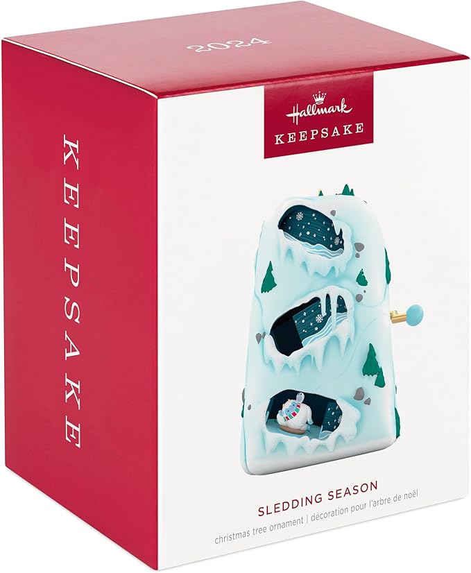 Hallmark Keepsake Christmas Ornament 2024, Sledding Season, Funny Gifts