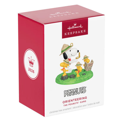 Hallmark 2026 Christmas Ornament The Peanuts Gang Orienteering
