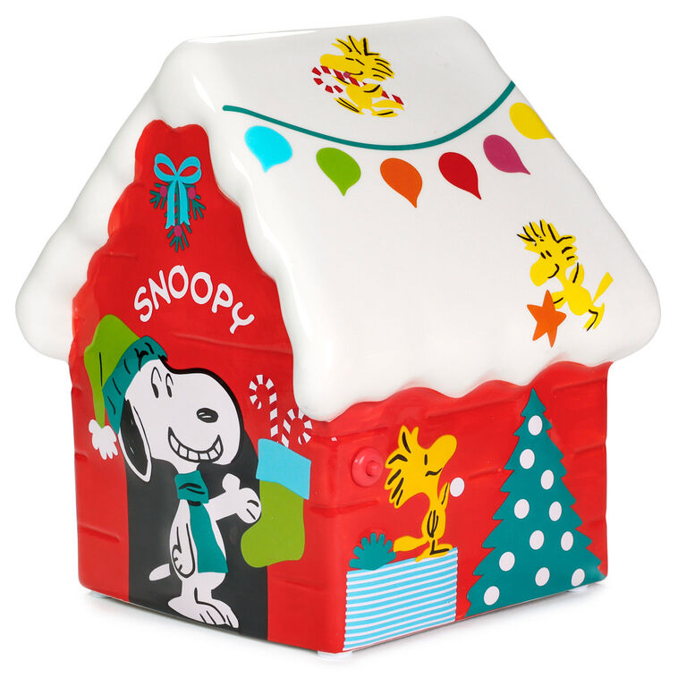 Hallmark Peanuts Snoopy's Doghouse Figurine With Sound, 8" (2026 new)