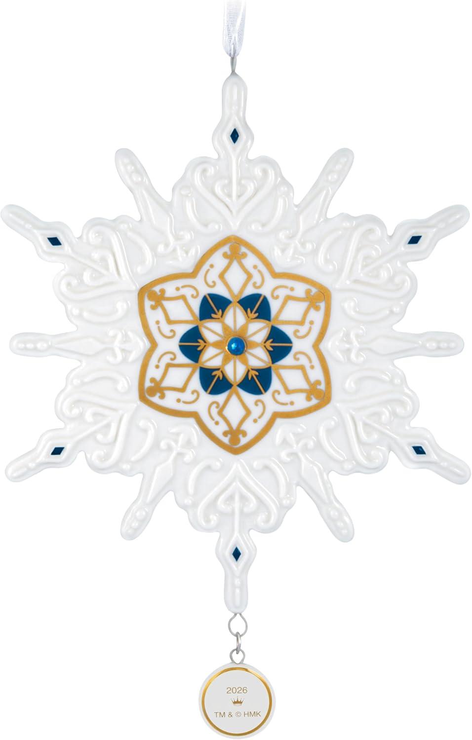 Hallmark Keepsake Christmas Ornament Snowflake 2026, Porcelain, Snowflake Gifts