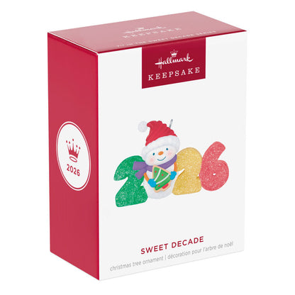 Hallmark 2026 Christmas Ornament Sweet Decade