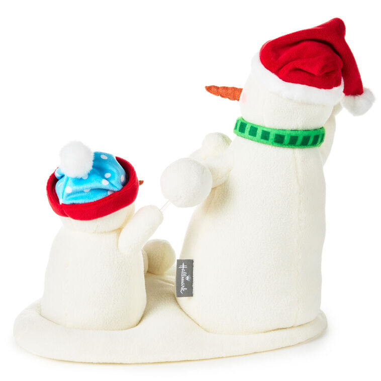 Hallmark Snowball Fight! Musical Snowmen Plush With Motion, 10"