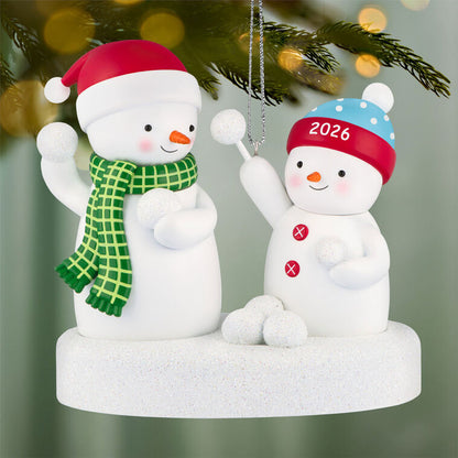 Hallmark Christmas Ornament Snowball Fight 2026 Musical Ornament