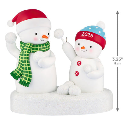 Hallmark Christmas Ornament Snowball Fight 2026 Musical Ornament