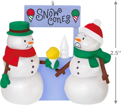 Hallmark 2025 Christmas Ornament, A Snowy Surprise, Funny Gifts
