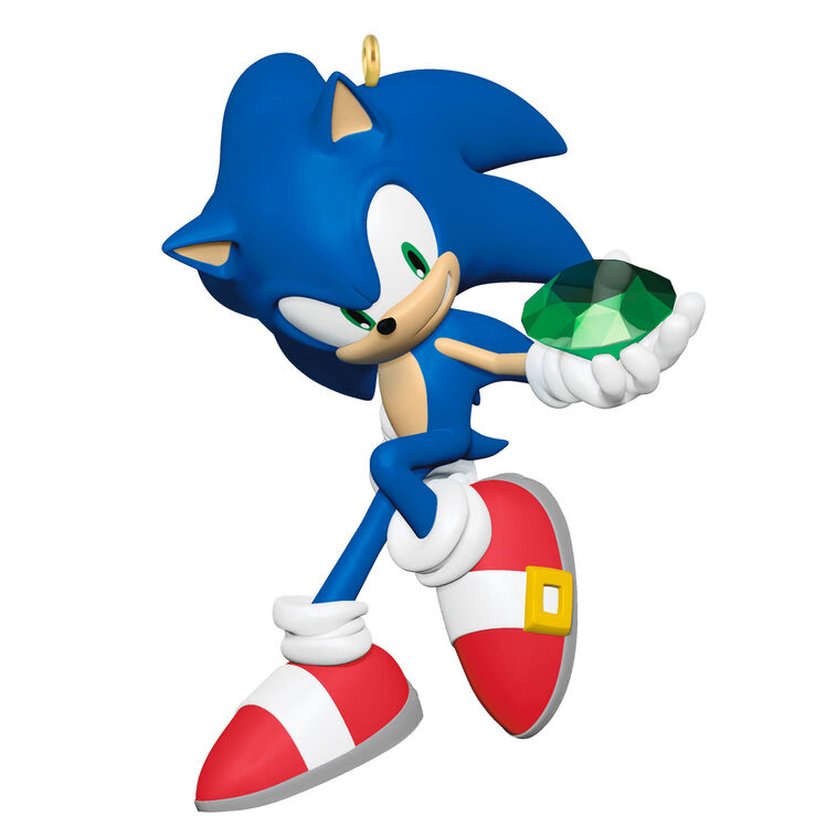 Hallmark 2026 Christmas Sonic the Hedgehog Sonic With Chaos Emerald Ornament