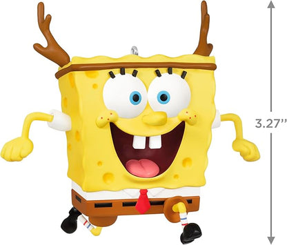 Hallmark Keepsake Christmas Ornament 2024, Nickelodeon Spongebob Squarepants SpongeBob's Holiday Rush, Cartoon Gift