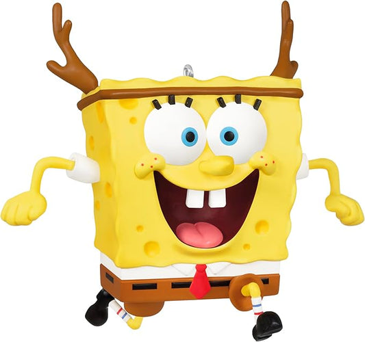 Hallmark Keepsake Christmas Ornament 2024, Nickelodeon Spongebob Squarepants SpongeBob's Holiday Rush, Cartoon Gift