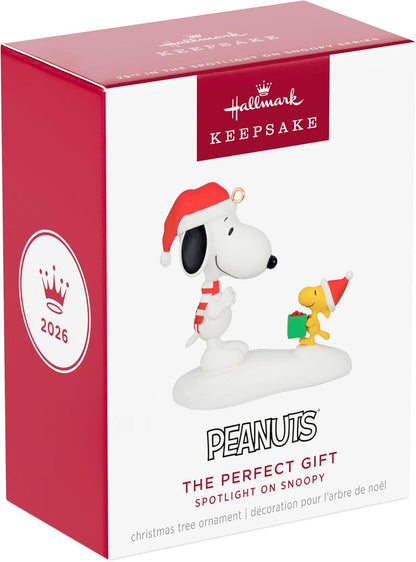 Hallmark 2026 Keepsake Peanuts Christmas Ornament (Spotlight on Snoopy)