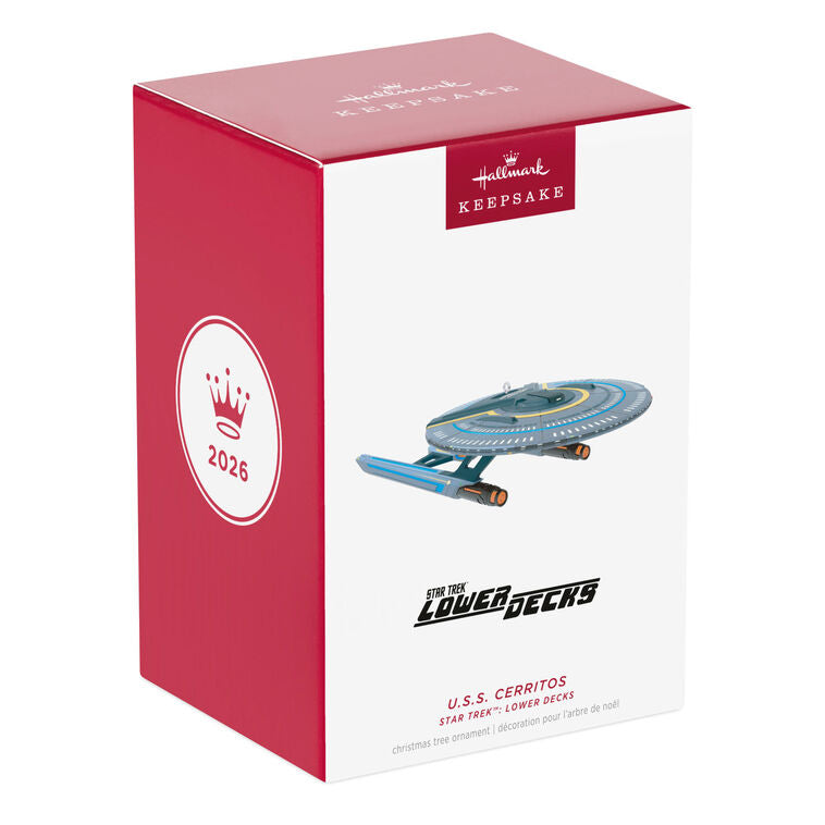 Hallmark 2026 Keepsake Christmas Ornament Star Trek Lower Decks U.S.S. Cerritos