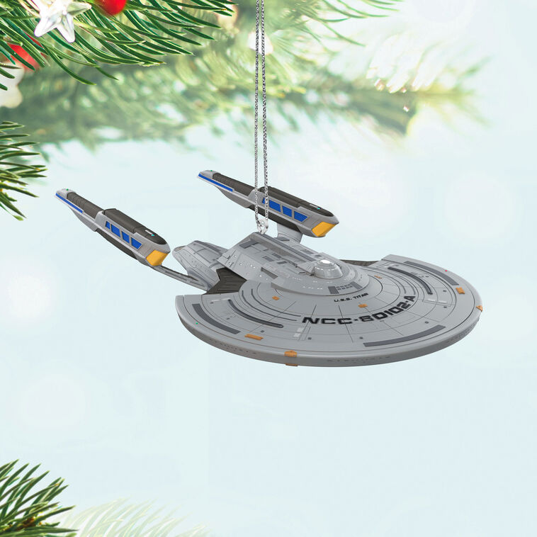 Hallmark 2025 Keepsake Christmas Ornament Star Trek: Picard U.S.S. Titan, Gifts for Trekkies - BCGiftMall